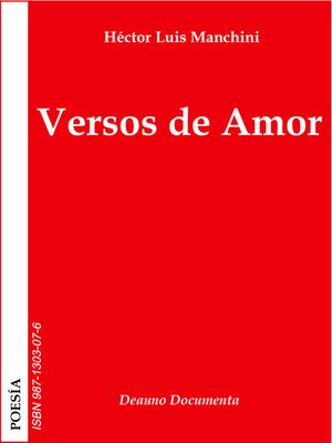 Versos de amor - ebook